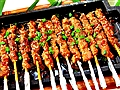 烤(kǎo)羊肉串